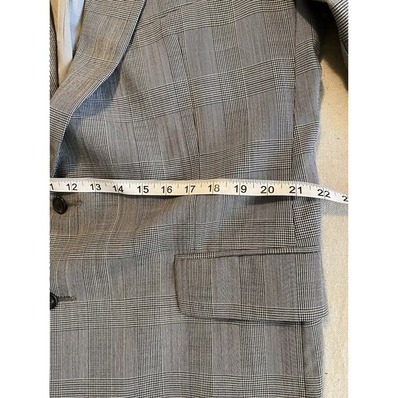 Vtg Polo University Club by Ralph Lauren Sports Coat Mens 42R Plaid Suit Jacket - Picture 14 of 16